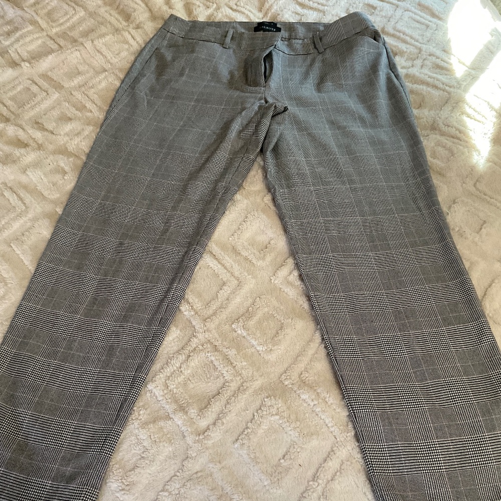 Talbots Hampshire ankle pants, plaid size 12